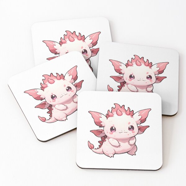 Item preview, Baby Pink Axolotl designed and sold by RetroPop23.