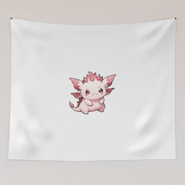 Item preview, Baby Pink Axolotl designed and sold by RetroPop23.