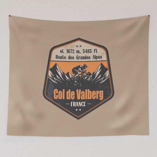 Item preview, Col de Valberg France Cycling Mountain Design designed and sold by CynthiaGraphics.