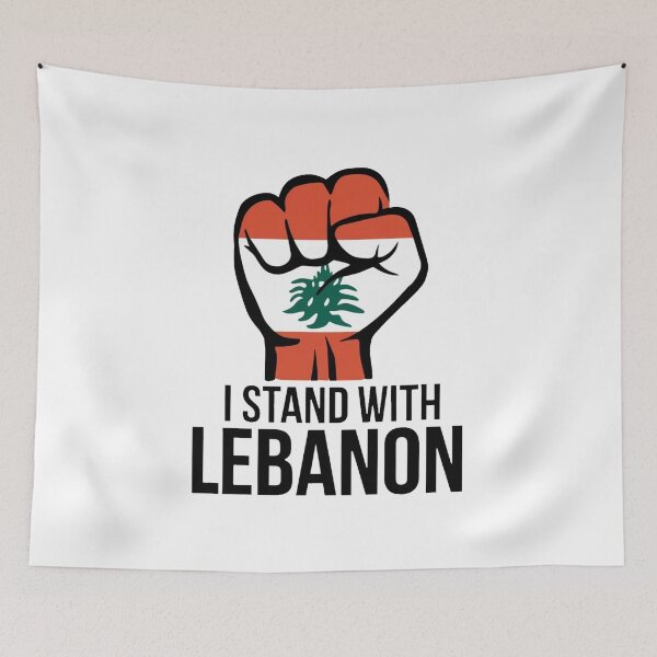 Item preview, I stand with Lebanon ,lebanon free designed and sold by FLOWER--ART.