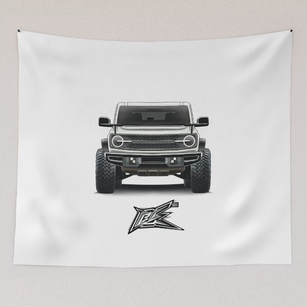 Item preview, ford bronco sixth gen white  designed and sold by NaquashM.