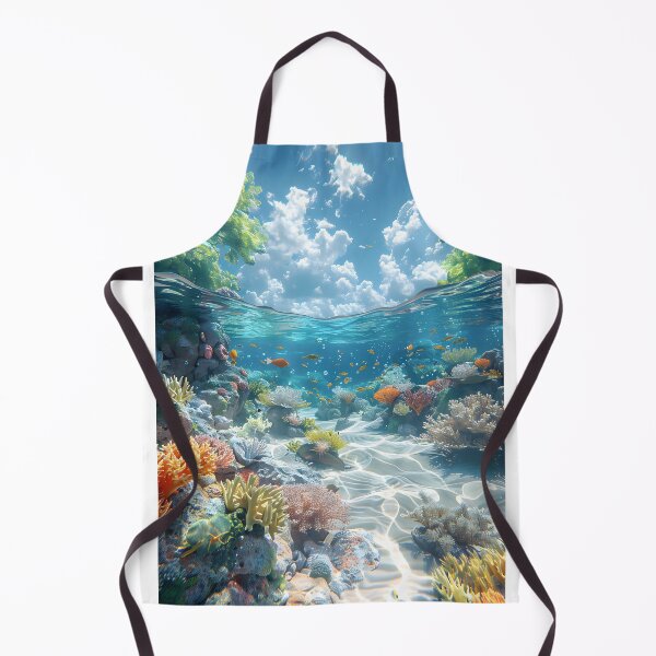 Item preview, Underwater paradise with colorful coral and fish life designed and sold by Artessie.