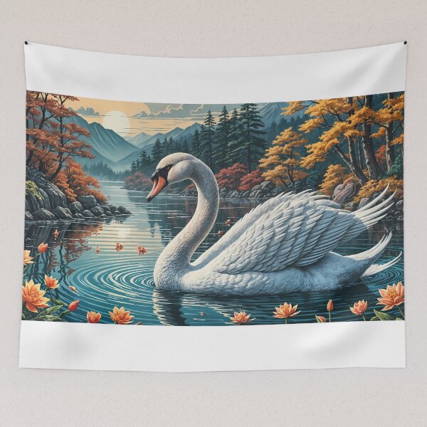 Item preview, Swan, Ai Generated Art  designed and sold by ACC .