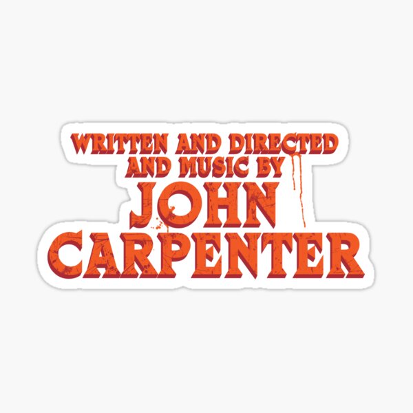 Item preview, John Carpenter Written Directed By, Music , Retro Vintage Horror, Halloween designed and sold by therocketman.