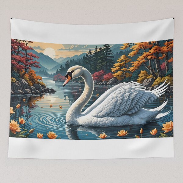 Item preview, Swan, Ai Generated Art  designed and sold by ACC .