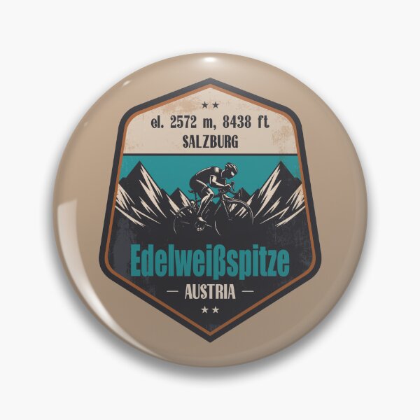 Artikelvorschau, Edelweißspitze Österreich Radfahren Berg Design entworfen und verkauft von CynthiaGraphics.