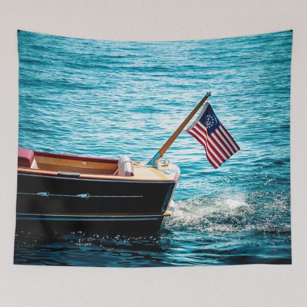 Item preview, Vintage Boat on the Lake designed and sold by Darin Ashton.