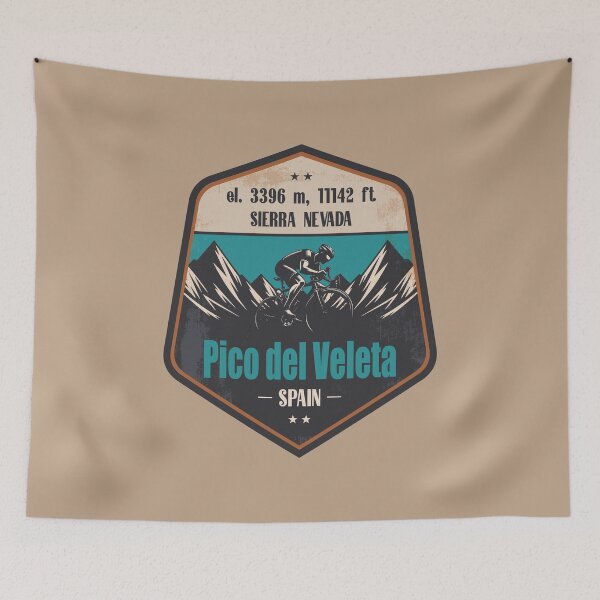 Item preview, Pico del Veleta Spain Cycling Mountain Design designed and sold by CynthiaGraphics.