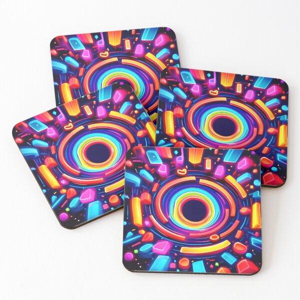 Item preview, Neon Vortex Odyssey designed and sold by Health And Fitness Posts e-Store.