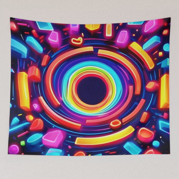 Item preview, Neon Vortex Odyssey designed and sold by Health And Fitness Posts e-Store.