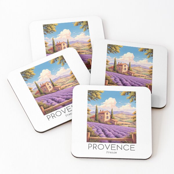 Item preview, A Vintage Travel Illustration of Provence - France designed and sold by GoodOldVintage.
