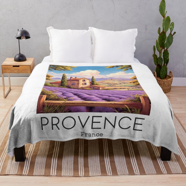 Item preview, A Vintage Travel Illustration of Provence - France designed and sold by GoodOldVintage.