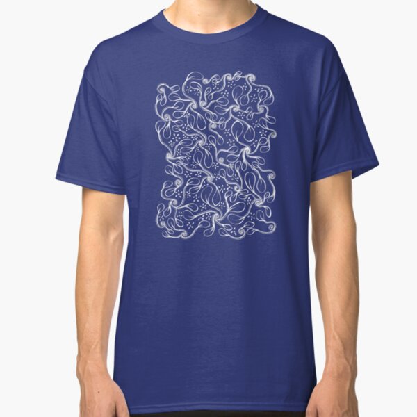Zentangle Swirly-Leaves Classic T-Shirt
