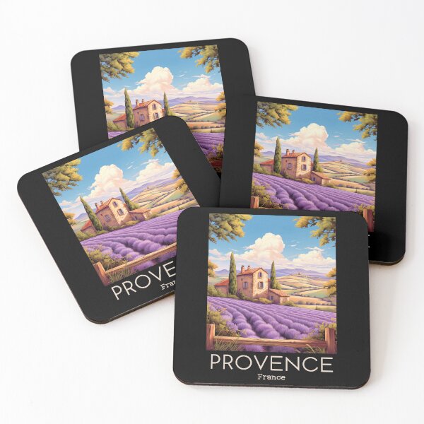 Item preview, A Vintage Travel Illustration of Provence - France designed and sold by GoodOldVintage.