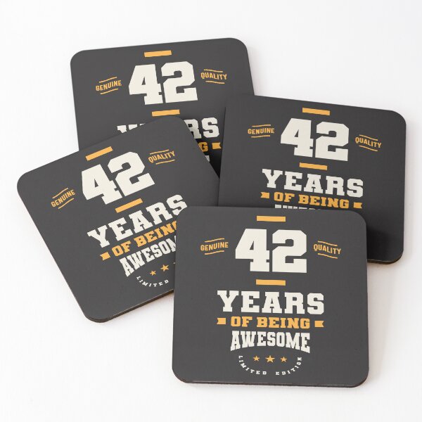 Item preview, 42 Years Of Being Awesome - 42nd Birthday designed and sold by cidolopez.
