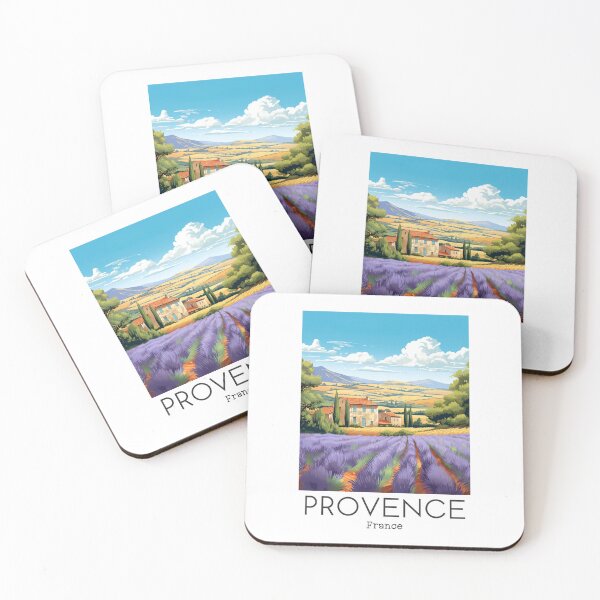 Item preview, A Vintage Travel Illustration of Provence - France designed and sold by GoodOldVintage.