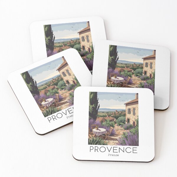 Item preview, A Vintage Travel Illustration of Provence - France designed and sold by GoodOldVintage.