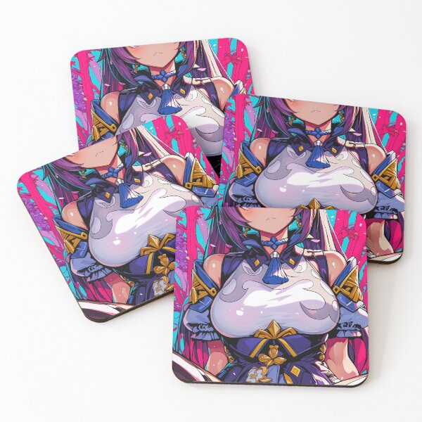 Item preview, Keqing Print from Genshin Impact designed and sold by Senpaiwaves.