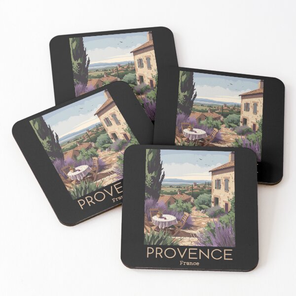 Item preview, A Vintage Travel Illustration of Provence - France designed and sold by GoodOldVintage.