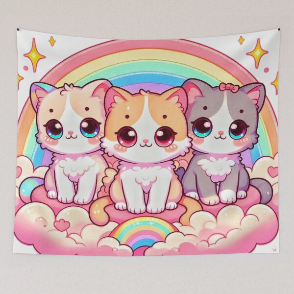 Item preview, Sparkling Rainbow Kittens designed and sold by Daofa.