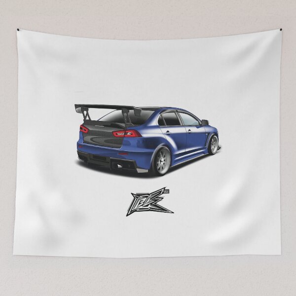 Item preview, mitsubishi lancer evoX rear purple  designed and sold by NaquashM.