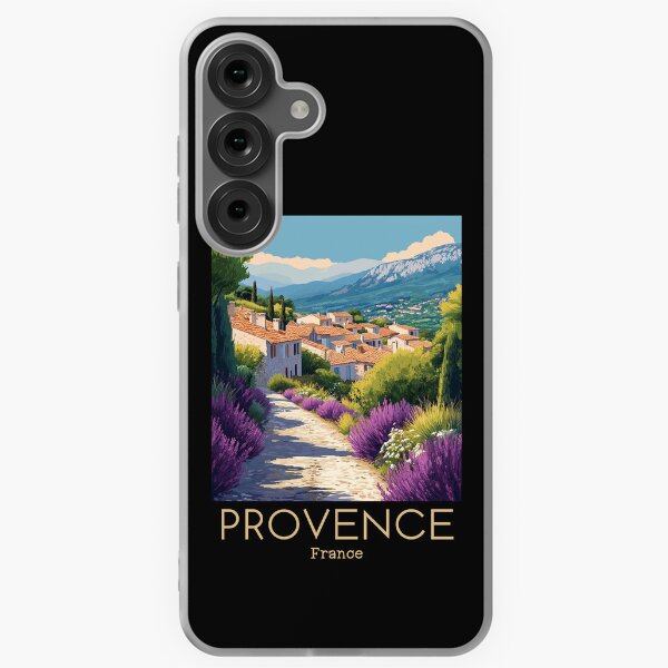 Aperçu de l'œuvre Une illustration de voyage vintage de la Provence - France créée et vendue par GoodOldVintage.
