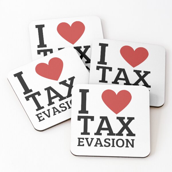 Item preview, I Love Tax Evasion Funny Commit Tax Fraud I Love Tax Evasion Gear designed and sold by Hotshots Design.