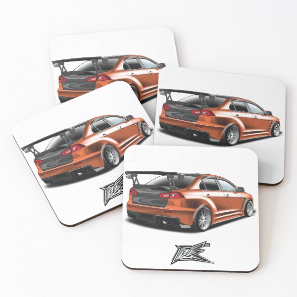 Item preview, mitsubishi lancer evoX rear orange  designed and sold by NaquashM.