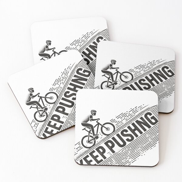 Item preview, Keep Pushing Cyclist Design designed and sold by sadman73.