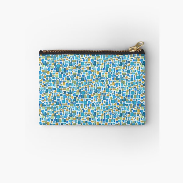 Item preview, Teal and Gold Stained Glass designed and sold by Leah Fox.