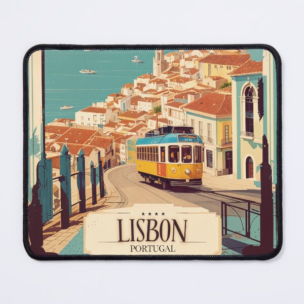 Item preview, Vintage Lisbon Poster: Portuguese Beauty designed and sold by Ceemko's Vintage Corner.