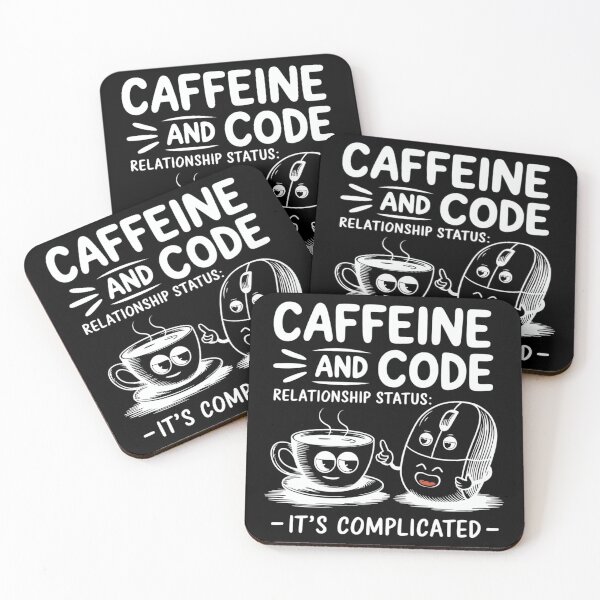 Item preview, Caffeine and Code - Complicated Relationship designed and sold by Promoc.