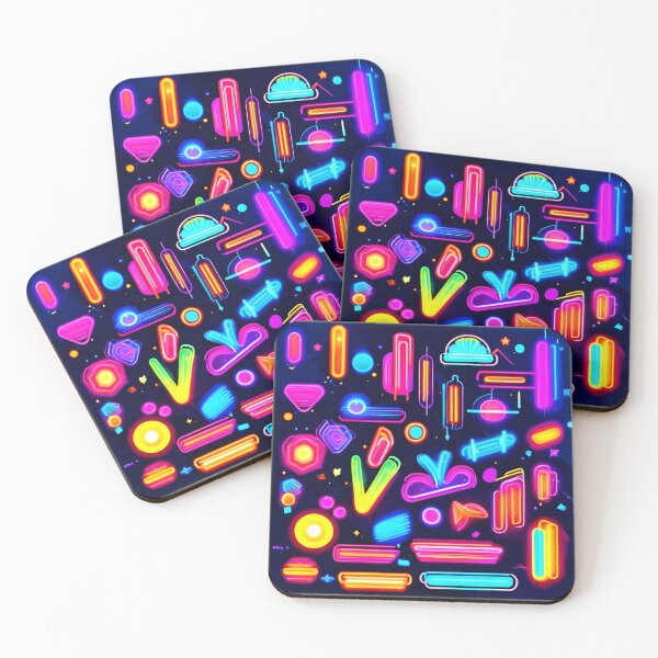 Item preview, Neon Dreamscape Symphony designed and sold by Health And Fitness Posts e-Store.