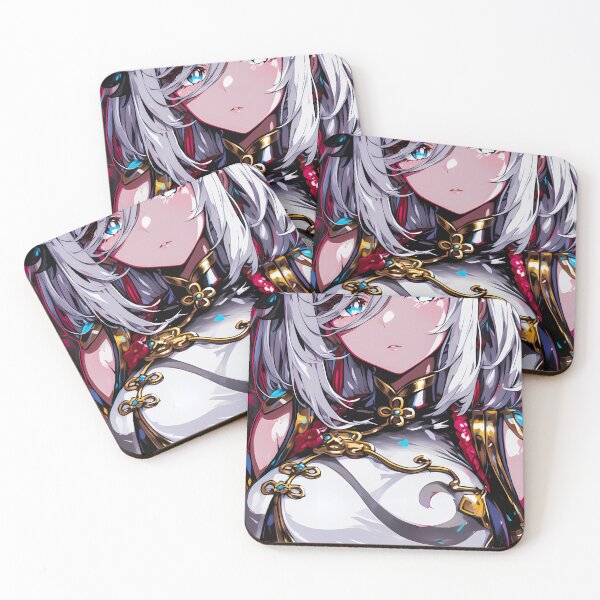 Item preview, Shenhe Print from Genshin Impact designed and sold by Senpaiwaves.