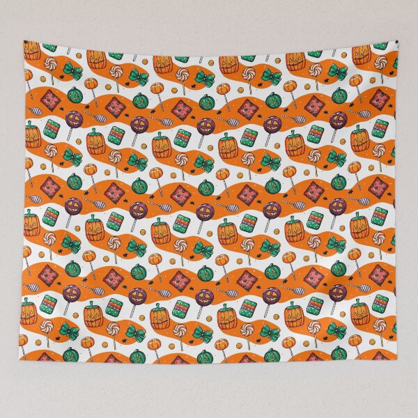 Item preview, Spooky Halloween Candy Pattern designed and sold by DiShepherd.