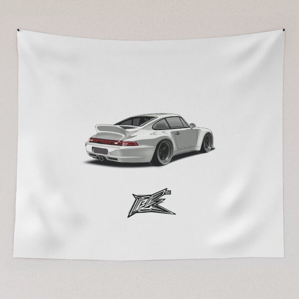 Item preview, custom widebody 911 993 white  designed and sold by NaquashM.