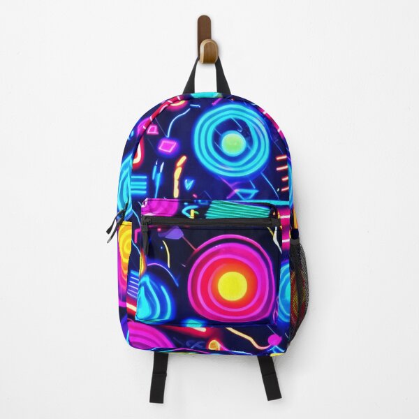 Item preview, Neon Dreamscape: A Vibrant Abstract Art designed and sold by Health And Fitness Posts e-Store.