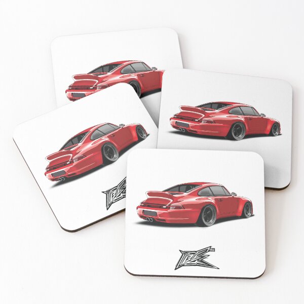 Item preview, 911 993 de fuselaje ancho personalizado en color rojo designed and sold by NaquashM.