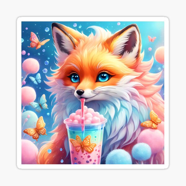 Item preview, Fox Bubble Tea  designed and sold by Jbl55.