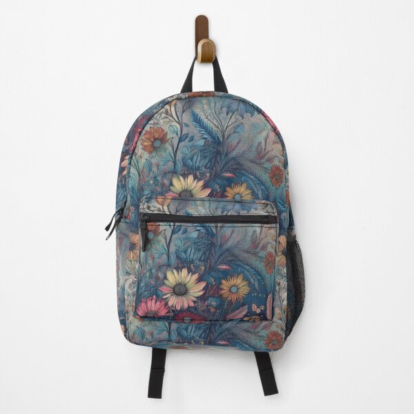 Item preview, Retro Hippie: Blue Garden designed and sold by J Marielle Designs.