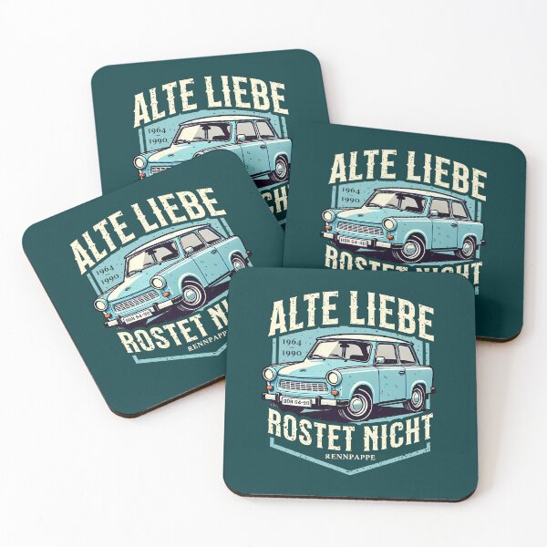 Item preview, Old Love Never Rusts - DDR Trabant Trabi Trabbi Racing Cardboard designed and sold by Infinitee8hirts.