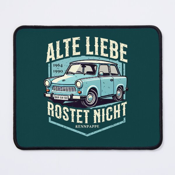 Item preview, Old Love Never Rusts - DDR Trabant Trabi Trabbi Racing Cardboard designed and sold by Infinitee8hirts.