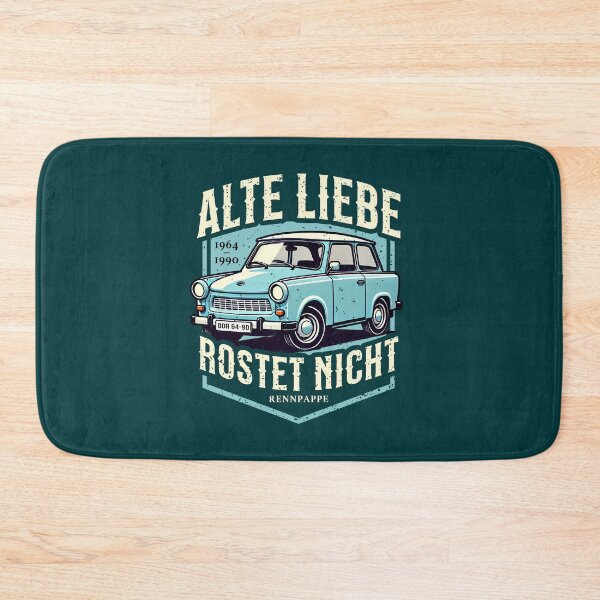 Item preview, Old Love Never Rusts - DDR Trabant Trabi Trabbi Racing Cardboard designed and sold by Infinitee8hirts.