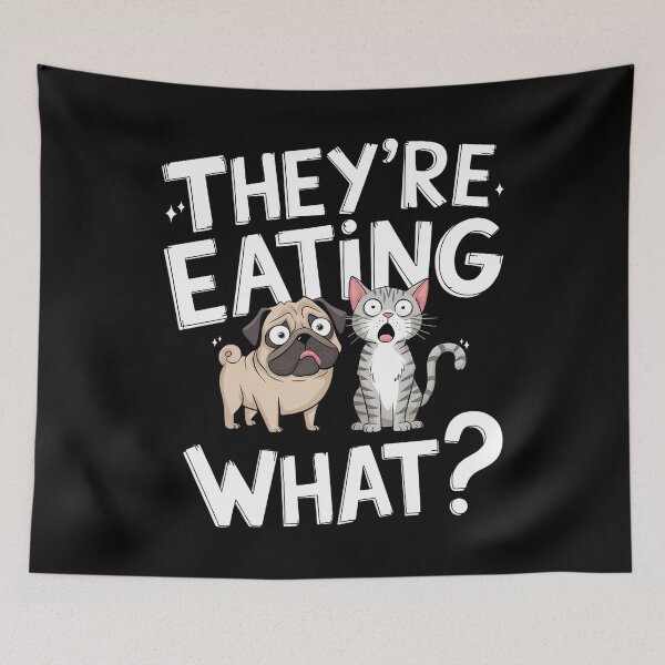 Item preview, They're Eating What, They Are Eating Cats, Make Cats Safe Again, Funny Cat Lover Gift designed and sold by ArtByKatti.