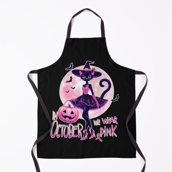 Item preview, Cat and in october we wear, Breast Cancer Awareness Month, cat , pink, autumn is coming, fall stagion and Halloween designed and sold by Collagedream.