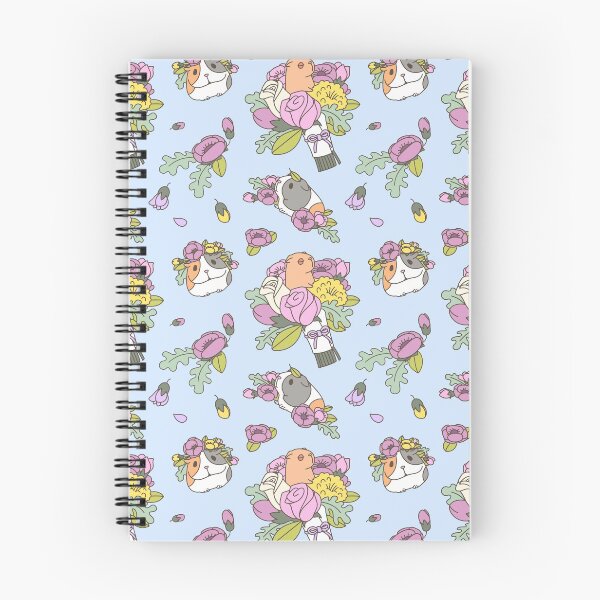 Item preview, Flowers and Guinea pig pattern, spring floral Pattern  designed and sold by Miri-Noristudio.