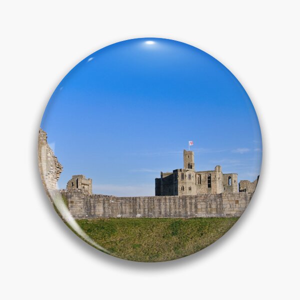Item preview, Warkworth Castle in Spring Sunshine under a Clear Blue Sky designed and sold by Violaman.