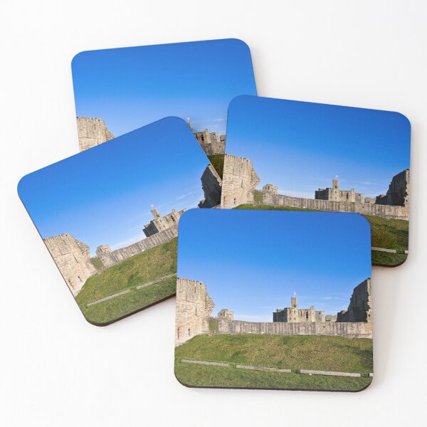 Item preview, Warkworth Castle in Spring Sunshine under a Clear Blue Sky designed and sold by Violaman.