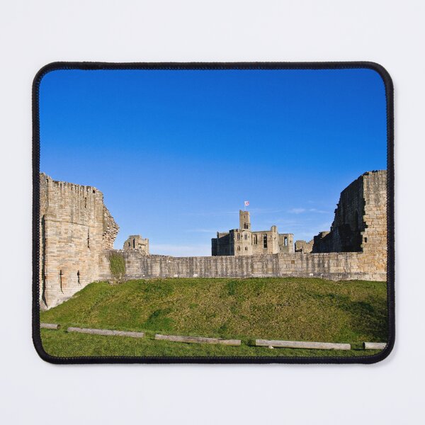 Item preview, Warkworth Castle in Spring Sunshine under a Clear Blue Sky designed and sold by Violaman.