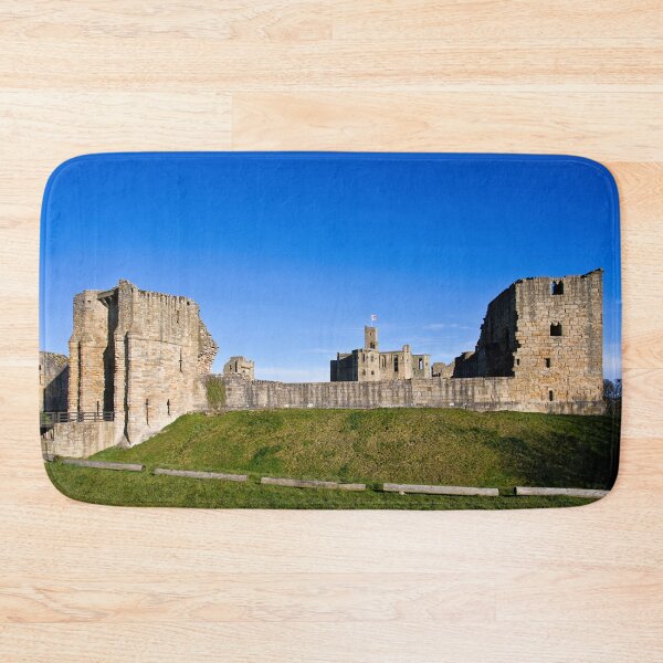Item preview, Warkworth Castle in Spring Sunshine under a Clear Blue Sky designed and sold by Violaman.